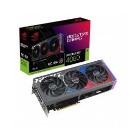 Tarjeta de video Nvidia Asus ROG Strix GeForce RTX 4060 OC 8GB GDDR6, Aura Sync - ROG-STRIX-RTX4060-O8G-GAMING