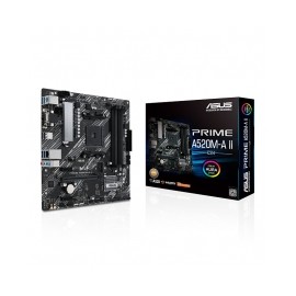 Tarjeta Madre Asus Prime A520M-A II/CSM, Micro ATX, AM4, DDR4 4800Mhz, M.2