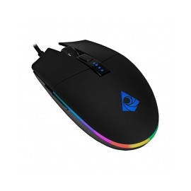 Mouse Gamer Munfrost Triton Black, Alámbrico, 12,000 DPI, 6 Botones Progamables, Pixart 3360 óptico