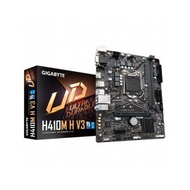 Tarjeta Madre Gigabyte H410M H V3, 10th Gen Intel, LGA 1200, Micro ATX, DDR4 2933Mhz, M.2