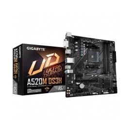 Tarjeta Madre Gigabyte A520M DS3H, Micro ATX, AM4, DDR4 4733Mhz OC, M.2 - A520 DS3H (Rev.1)