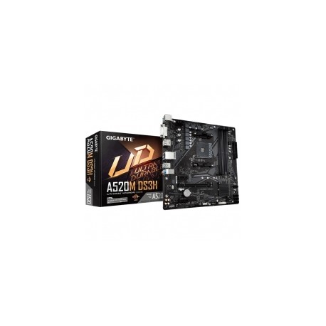 Tarjeta Madre Gigabyte A520M DS3H, Micro ATX, AM4, DDR4 4733Mhz OC, M.2 - A520 DS3H (Rev.1)