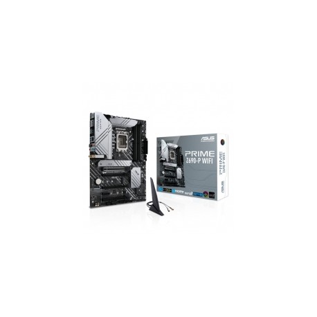 Tarjeta Madre Asus Prime Z690-P WIFI, ATX, 12th Gen Intel, LGA1700, DDR5 6000Mhz OC, x3 M.2, Thunderbolt 4, Aura Sync