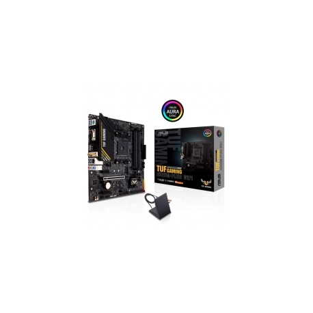 Tarjeta Madre Asus TUF Gaming A520M-PLUS WIFI, Micro ATX, AM4, DDR4 4866Mhz OC, x1 M.2, WiFi 5 , Bluetooth 5.0, Aura Sync