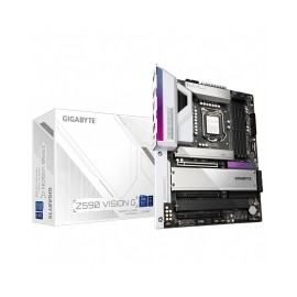 Tarjeta Madre Gigabyte Z590 Vision G, 10-11 Gen Intel, DDR4 5333Mhz OC, ATX, Quad M.2, RGB Fusion 2.0