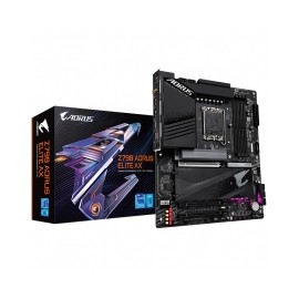 Tarjeta Madre Gigabyte Z790 Aorus Elite AX, ATX, 12th y 13th Gen Intel, LGA1700, DDR5 7600Mhz OC, x4 M.2, RGB Fusion 2.0, Wi-Fi