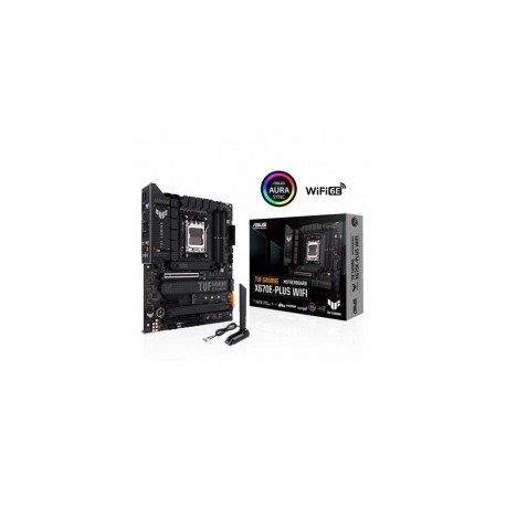 Tarjeta Madre Asus TUF Gaming X670E-Plus WiFi, Micro-ATX, AMD Ryzen 7000, Socket AM5, DDR5 6400Mhz OC, 4x M.2, Aura Sync, Wi-Fi