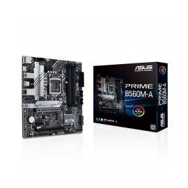 Tarjeta Madre Asus Prime B560M-A, 10-11 Gen Intel, LGA1200, Micro-ATX, DDR4 5000Mhz, M.2, Aura Sync