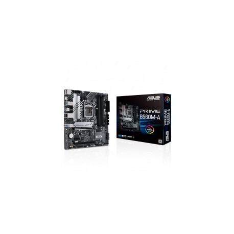 Tarjeta Madre Asus Prime B560M-A, 10-11 Gen Intel, LGA1200, Micro-ATX, DDR4 5000Mhz, M.2, Aura Sync