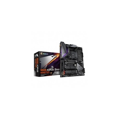 Tarjeta Madre Gigabyte B550 Aorus Master, ATX, AM4, DDR4 5200Mhz OC, M.2, WiFi, Bluetooth