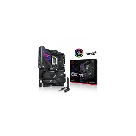 Tarjeta Madre Asus ROG Strix Z790-E Gaming WIFI, ATX, 12th y 13th Gen Intel, LGA1700, DDR5 7800Mhz OC, x4 M.2, Aura Sync, Wi-Fi