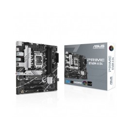 Tarjeta Madre Asus Prime B760M-A D4, Micro-ATX, 12th y 13th Gen Intel, LGA1700, DDR4 5333Mhz OC, x2 M.2, Aura Sync