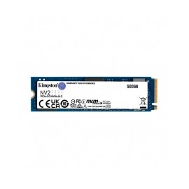 Unidad de Estado Solido SSD NVMe M.2 Kingston NV2 500GB, 3500/2100 Mb/s, PCI Express 4.0 - SNV2S/500G