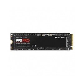 Unidad de Estado Solido SSD NVMe M.2 Samsung 990 Pro, 2TB, 7,450/6,900 MB/s, PCIe 4.0 - MZ-V9P2T0B/AM