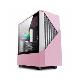 Gabinete Munfrost Panda Pro Pink, E-ATX, Cristal Templado, 2 Ventiladores ARGB