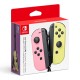 Controles Joy-Con Izquierdo y Derecho para Nintendo Switch, Color Rosa Pastel/Amarillo Pastel- Standard Edition - HACAJAVAF