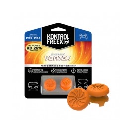 KontrolFreek FPS Freek Vortex para PS4 y PS5 | Performance Thumbsticks | 2 Alturas elevadas, Versátil | Naranja