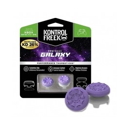 KontrolFreek FPS Freek Galaxy para Xbox Series X/S | Performance Thumbsticks | 2 Alturas elevadas, Cóncavo | Morado