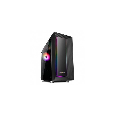 Gabinete Munfrost Vortice, Cristal Templado, 1 Ventilador ARGB, Soporte GPU Vertical, ATX
