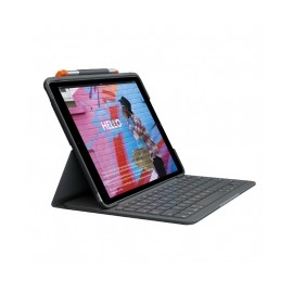 Funda con teclado para iPad Logitech Slim Folio Grafito (7.ª, 8.ª y 9.ª generación) | Bluetooth LE - 920-009473