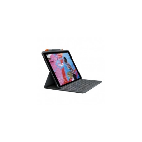 Funda con teclado para iPad Logitech Slim Folio Grafito (7.ª, 8.ª y 9.ª generación) | Bluetooth LE - 920-009473
