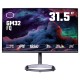 Monitor Gamer Cooler Master GM32-FQ, 31.5", 2560 x 1440, WQHD, IPS, 0.5MS, 165Hz, Adaptative Sync, HDR400, Bocinas, HDMI, Displ