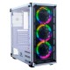 Gabinete Redragon Wheel Jack, Mid Tower, Incluye 3 ventiladores RGB, ATX / Micro-ATX / Mini-ITX , Cristal Templado , Filtro Ant