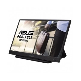 Monitor Portatil Asus ZenScreen MB166C 15.6", Full HD (1920 x 1080), IPS, USB tipo C, sin parpadeo, filtro de luz azul, superfi