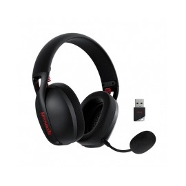 Diadema Gamer Redragon Ire Pro H848 Black,  Alámbricos e Inalámbricos / Stereo / USB / BT / PC /  PS5 / Teléfono