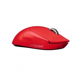 Mouse Logitech G PRO X Superlight Rojo, Lightspeed, Ultra Ligero, Inalámbrico, Sensor Hero 25K - 910-006783