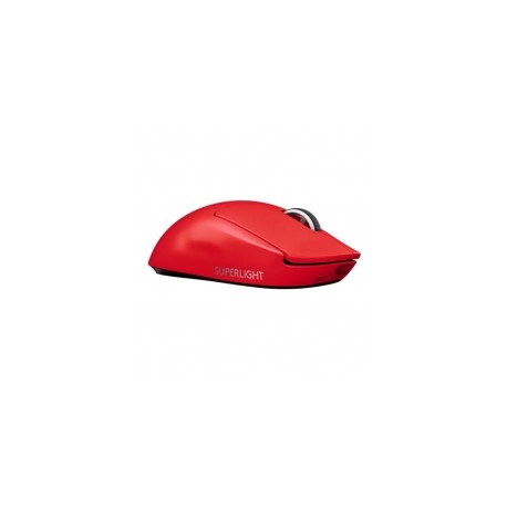 Mouse Logitech G PRO X Superlight Rojo, Lightspeed, Ultra Ligero, Inalámbrico, Sensor Hero 25K - 910-006783
