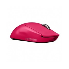 Mouse Logitech G PRO X Superlight Magenta, Lightspeed, Ultra Ligero, Inalámbrico, Sensor Hero 25K - 910-005955