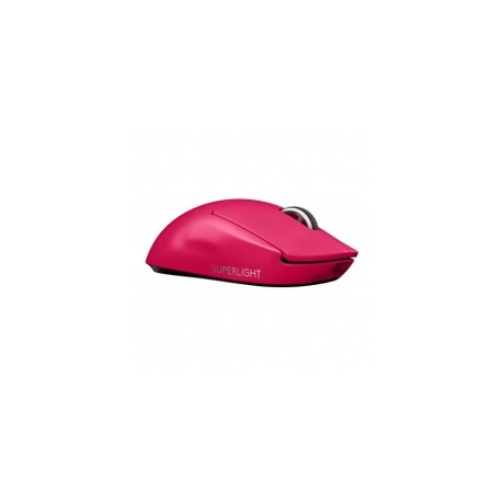 Mouse Logitech G PRO X Superlight Magenta, Lightspeed, Ultra Ligero, Inalámbrico, Sensor Hero 25K - 910-005955