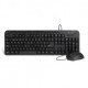 Combo de Teclado y Mouse Vorago KM-107 | USB | 15 Teclas multimedia | Español