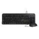 Combo de Teclado y Mouse Vorago KM-107 | USB | 15 Teclas multimedia | Español