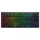 Teclado Gamer Mecánico Redragon Horus TKL RGB, Switches Red Ultra Low Profile, Alámbrico, USB, Iluminación LED RGB, Español - K