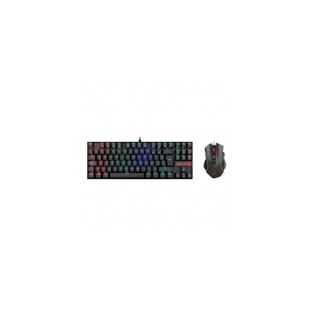 Combo de Teclado Mecánico y Mouse Redragon Kumara + Griffin - K552RGB-BA