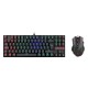 Combo de Teclado Mecánico y Mouse Redragon Kumara + Griffin - K552RGB-BA