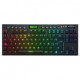 Teclado Gamer Mecanico Redragon Horus TKL RGB, Switches Blue Ultra Low Profile, Inalámbrico, USB 2.4Ghz, Bluetooth 5.0, Ilumina