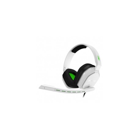 Diadema Astro A10, Blanco-Verde, Alámbrico, 3.5mm / Xbox Serie X|S / PS5 / PC / MAC (Logitech) - 939-001851