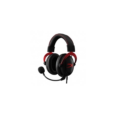 Diadema HyperX Cloud ll Red, Alámbrico, USB, 3.5mm, PC,PS4, Xbox One, Nintendo Switch, Mobile Devices, 7.1 surround - KHX-HSCP-