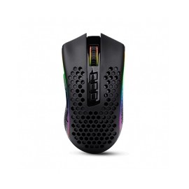 Mouse Gamer Redragon Storm Pro, Inalámbrico, 16,000 DPI, 8 Botones Progamables, Pixart 3389 óptico - M808-KS - 8900-0130