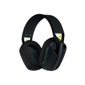 Diadema Logitech G435 Black and Neon Yellow Lightspeed, Inalámbrico, Bluetooth / USB / PC / PS4 / PS5 - 981-001049