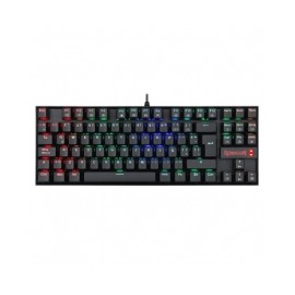 Teclado Mecánico Redragon Kumara Black K552RGB-SP, TKL, Switches Redragon Blue, Español
