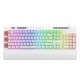 Teclado Gamer de Membrana Redragon Shiva White K512W-RGB-SP, Macros personalizables, Reposa muñecas, Español