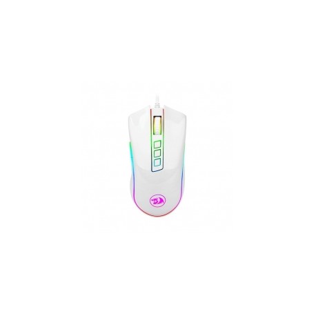 Mouse Gamer Redragon Cobra White M711W RGB, Alámbrico, 10,000 DPI, 8 Botones Progamables, Pixart P3325 óptico