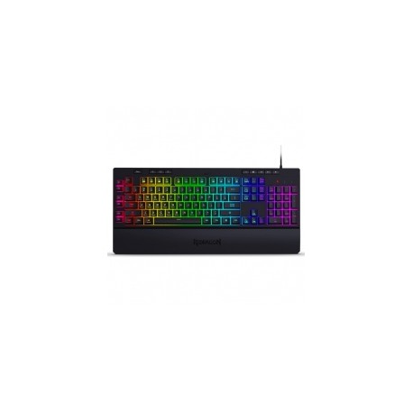 Teclado Gamer de Membrana Redragon Shiva K512RGB-SP, Macros personalizables, Reposa muñecas, Español