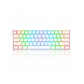 Teclado Mecanico Redragon Draconic K530W-RGB White, 60%, Switches Redragon Brown