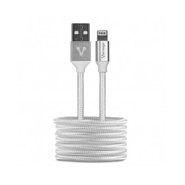 Cable Vorago USB a Lightning Blanco 1 Metro - CAB-119-WH