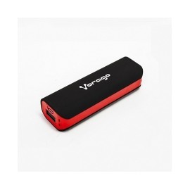 Power Bank Vorago | 2200 mAh | Negro-Rojo - PB150-RD